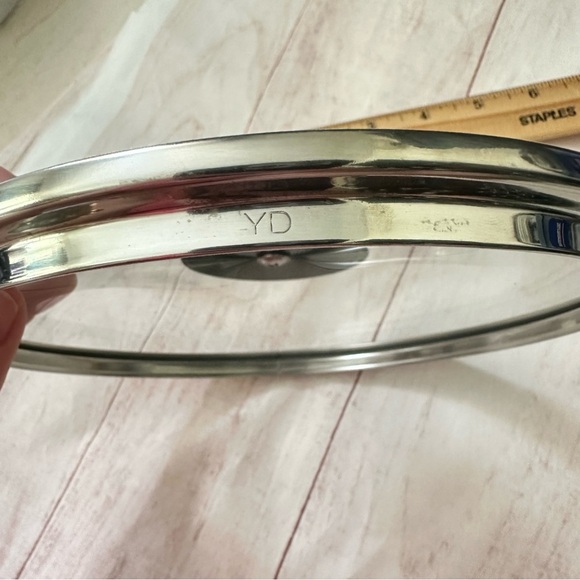 Tempered Glass Lid 6.75” Inner Diameter - Reference YD - Picture 4 of 5